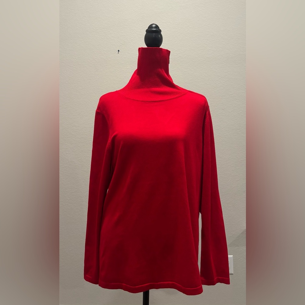 Investments Woman Long Sleeve Turtleneck Top